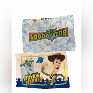 Disney Pixar Toy Story Buzz Woody Pillowcases Set